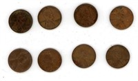 Group of 8 Pennies
