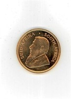 Gold South African Krugerrand Coin