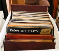 BOX OF OLD VINYL RECORDS ALBUMS #2