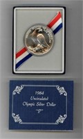 1984 Uncirculated Olympic Silver Dollar