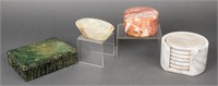 Misc. Marble & Onyx Table Accessories, 4