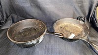 Two 10.5" Wagner Ware Skillets