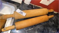 Two Wooden Rolling Pins