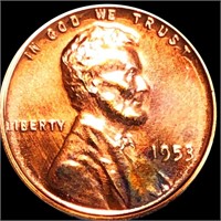 1953 Lincoln Wheat Penny CHOICE PROOF