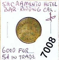 Sacramento Hotel $5 Trade Token