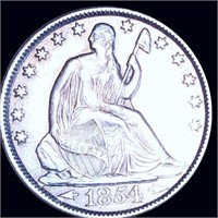 1854-O Seated Half Dollar CLOSELY UNCIRCULATED