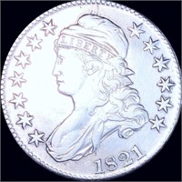 1821 Capped Bust Half Dollar XF