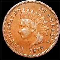 1870 Indian Head Penny LIGHTLY CIRCULATED