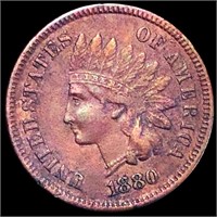 1880 Indian Head Penny ABOUT UNCIRCULATED