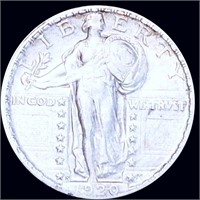 1920-S Standing Liberty Quarter CLOSELY UNC