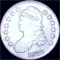 1822 Capped Bust Half Dollar LIGHTLY CIRCULATED