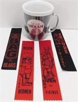 Vintage UW-La Crosse Mug & La Crosse Ribbons