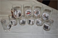 Norman Rockwell Saturday Evening Post Glasses