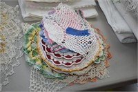 Stack of Potholders and Doilies