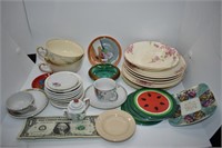 Assorted China Miniatures/Service