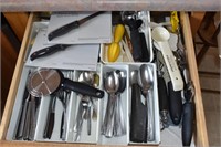 2 Drawers of Knives and Utensils