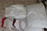 Matress Cover, Sham, Sheets, Pillows, Hand Towels