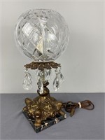 Crystal & Brass Lamp