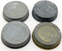4 Mason Jar Lids - Large