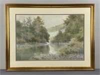 “River Cliffs” Paul Sawyier Print