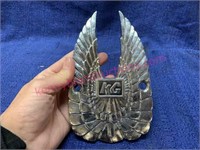 KG heavy metal eagle plaque (double sided)