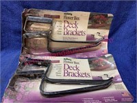 2 pairs of deck brackets (adjustable)