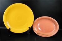 Vintage Homer Laughlin Fiestaware Platters (2)