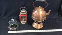 Lantern,Kettle and Small Display Dome