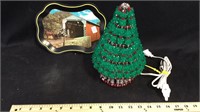 Small Electric Christmas Tree Light and Tray