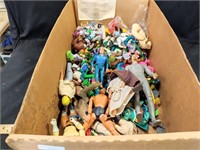 Box of Action Figures