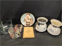 Collector's Plate and Kitchen Items