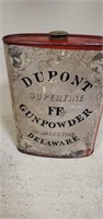Old Dupont Powder Tin