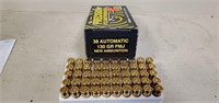 50 Rounds of 38 Automatic Ammo