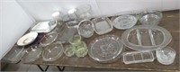 Various Glassware Including Pyrex, Baking Dishes,