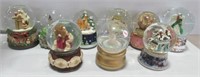 (9) Various Snow globes. Note: Two Missing
