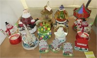 Collection of Snow globes, Holiday Items, &