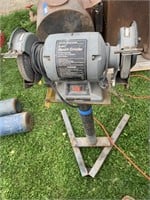 Sears 6” Bench grinder and stand