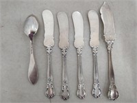 6 assorted pieces of Sterling Silver cutlery