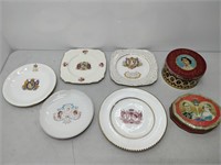 royalty plates and tins