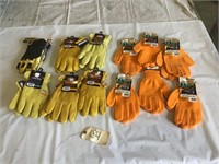 Lot of Various Work Gloves