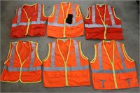 GROUP OF SAFETY VESTS