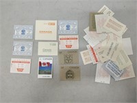 Canada mint Never hinged stamp booklets