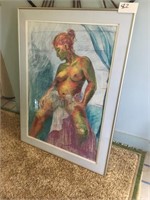 Framed Nude Print (36" X 54")