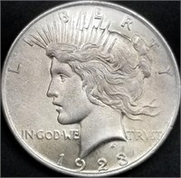 1923 Peace Silver Dollar Gem BU