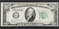 1934 $10 Federal Reserve Note in Good Shape
