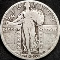 1925-P Standing Liberty Silver Quarter