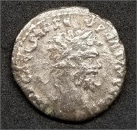 Ancient Roman Silver Denarius AR Septimus Severus