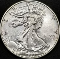 1938-P Walking Liberty Silver Half Dollar Unc