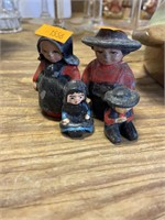 Small cast iron figurines