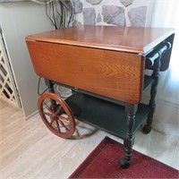 Farmhouse Style Dining Room Serving Cart